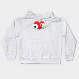 I Love Chicken Kids Hoodie